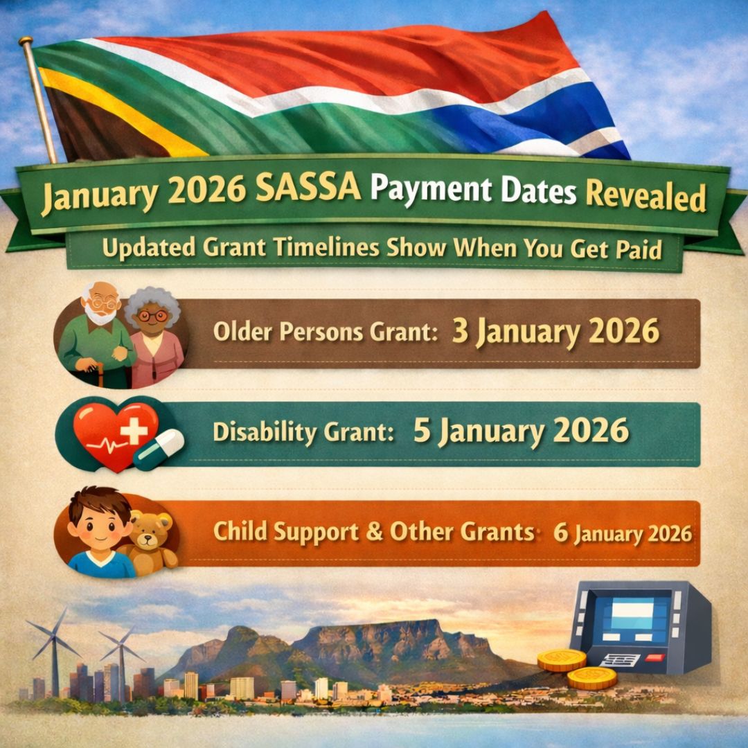 January 2026 SASSA Payment Dates Revealed