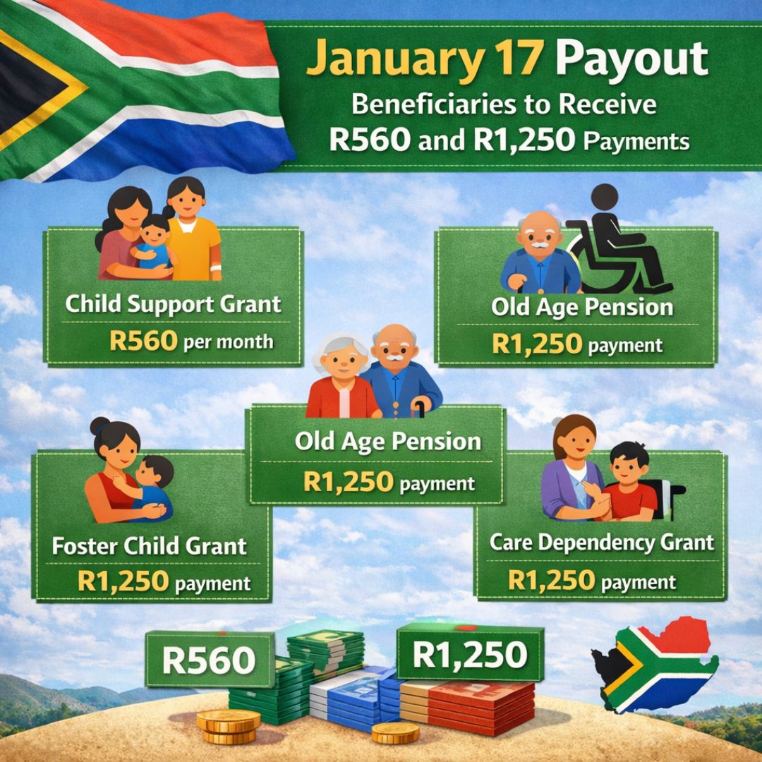 SASSA Announces Janaury 17 Payout