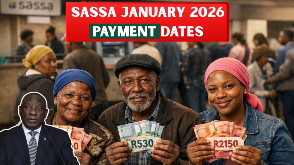 SASSA January 2026 Payment Dates